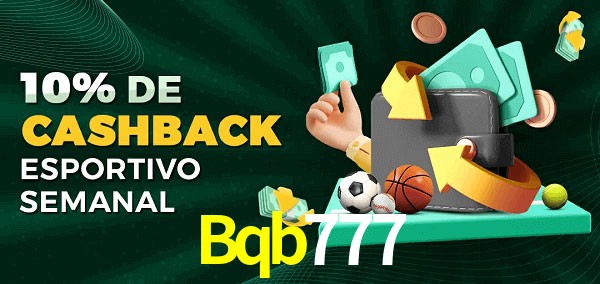 10% de bônus de cashback na Bqb777